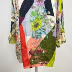 Johnny Was NWOT  100% Silk Floral Patchwork KIMONO Floral Jacket Coat Boho Sz S Photo 7