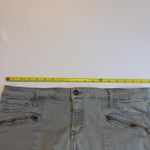 Hollister Super Skinny Cargo Jeans Distressed Khaki Green Raw Hem Sz 15/32 # Photo 8