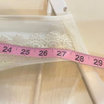 Coldwater Creek  1XL sleeveless tank lace blouse cream Photo 8