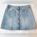 Brandy Melville denim mini skirt women’s size 27 100% cotton Photo 1