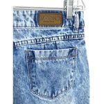 Moon Company Jeans Blue Acid Wash Tapered Leg High Rise Womens 32 Y2K Grunge Photo 2