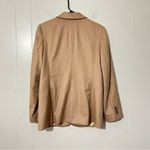 LL Bean Wool and Cashmere Blazer Size 8R Tan Photo 6