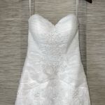 Oleg Cassini Stunning  Lace Trumpet Wedding Gown! Photo 2