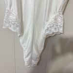 Christian Dior Vintage  New York Satin & Lace Teddy Lingerie Embroided Logo White Photo 12