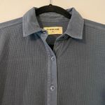 The Normal Brand Blue Henley Thermal Long Sleeve Shirt Dress Women's size XS Photo 3