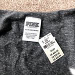 PINK - Victoria's Secret VS Pink Grey Logo Oversized Off The Shoulder Tunic Top Size XS Photo 2