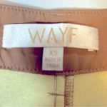 WAYF Brown Faux Leather Straight Leg Pants Size XS Photo 9