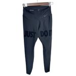 Nike Dri-FIT Legend Pant Just Do It Leggings Women's XS Black Athletic Gym Photo 3