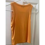 White Birch ORANGE Sleeveless Tank Top Crew Neckline Fitted Women’s Size s Photo 8