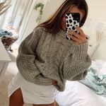 Oversized Sweater Gray Size XS Photo 0