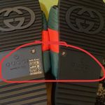 Gucci Padded Web Sandal Slide Size 37 Photo 5