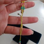 Bracelet Set Flower Bright Colors Yellow Photo 5