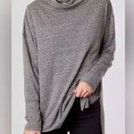 Free People Bella Vista Grey Tunic Top Medium EUC Photo 0