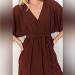 Baltic Born  Kia Kimono Maxi Dress in Mahogany Photo 3