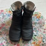 Jbu “Ellie” Black Scrunch Ankle Boots with Buckle, Sz 9 (Wide) Photo 2