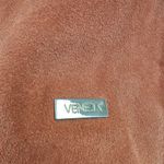 Venezia Suede Leather Oversized Slouch Bag Orange Peach Coral Hobo Tote Photo 5