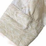 Sigrid Olsen  Linen Beige Floral Graphic Shirt M Photo 2