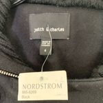 Judith and Charles Wool Blend Coat Black Double Breasted Peacoat Size 6 NWT Photo 8