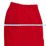 Banana Republic  Red Belted Pencil Skirt Side Slit Career‎ Office 4 Photo 4