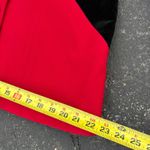 Urban Wool Blazer Red Velvet Trim Woolmark Women's Jacket Career‎ Wear Size L Photo 5