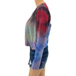 Patterson J. Kincaid PJK SMALL VINTAGE 90s Reversible ART TO WEAR Crop Jacket Blue Photo 1