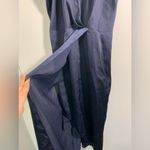 Reiss , womens, navy blue, strappy, halter, midi dress. Size 12 Photo 3