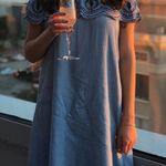 Signature 8 Denim Off The Shoulder Dress Photo 0