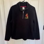 PINK - Victoria's Secret  Arizona State (ASU) Half-Zip Sherpa Sweatshirt Photo 0