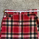 American Eagle  Outfitters Red and Black Mini Skirt Plaid Casual Preppy 2 Photo 4