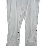 Old Navy Women's Pants Low Waist 2 Button Length Stretch Gauze White Size. 18 Photo 0