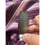 Liz Claiborne  Shirt Women Size XL Long Sleeve Striped Stretch Teacher Comfort Photo 8