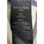 Sweaty Betty  Super‎ Soft Strappy Crop Workout Tank Woman's Size L Grey White NWT Photo 6