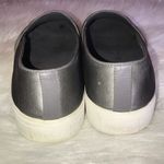 Vince  textured metallic gray silver slip on shoes 9.5 but run big Photo 9