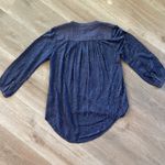 Lucky Brand  Blue Lace Peasant Top Size XS Photo 40