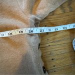 Lands' End  Canvas Knit Long Sleeve Sweatshirt Tunic  Brown Tan, Side Buttons Photo 11