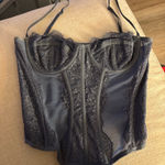 Urban Outfitters  Blue Corset Top Photo 0
