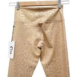Zyia  Active Gold Leopard Light N Tight Hi-Rise 7/8 Legging Women’s 2 | XS NWOT Photo 5