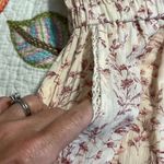 True Craft  sz small creme and pink romper with pockets long sleeve elastic waist Photo 7