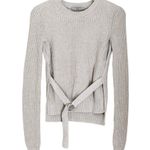 ALLSAINTS East Cotton Jumper Sweater Mist Grey Top Small Ribbed Knit Long Sleeve Photo 7
