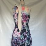 L'ATISTE by Amy Cutout Bodycon Dress Sz M Y2K Abstract Club Edgy Stretch Party Photo 7