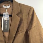 Pretty Garden Chocolate Brown Blazer Women’s M Classic suit Jacket NWT Photo 1