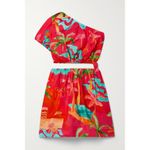 Farm Rio Ipanema One-Shoulder Cut-Out Mini Dress Size XS Photo 3