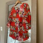 Johnny Was  100% Silk Floral Tunic Dress Size Small Photo 2