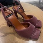 Anthropologie Women’s Angel Alarcón Puffy Ankle-Strap Heels Size 39 Dusty Pink Photo 2