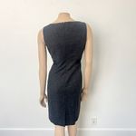 Halogen [] Charcoal Gray Wool Tweed Sheath Dress Knee Length Workwear Office Sz 6 Photo 1