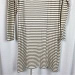 ALBION FIT Albion Cream&Black Stripe T-Shirt Mini Dress Sz.S Photo 12