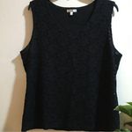 Croft & Barrow Mesh under lace Tank Top Photo 0