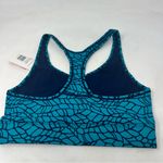 Moving Comfort Switch it up Racer sports bra in Azure woven size M Medium NWT Photo 2