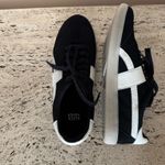 Eileen Fisher Black and White Mesh and Leather Sneakers. Size 8.5. MSRP $195 Photo 11