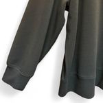 FOR THE REPUBLIC Women's Scuba Knit V-Neck Sweatshirt in Black 1X Photo 2